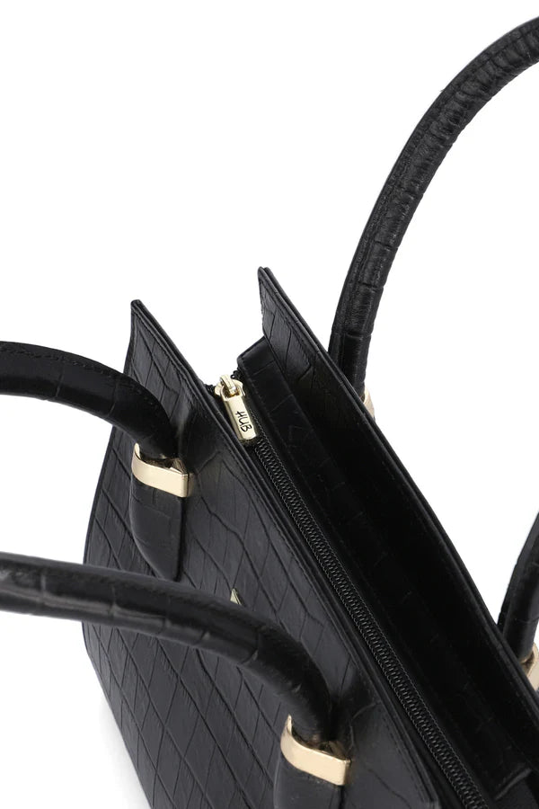 BLUSH - BLACK Handbag